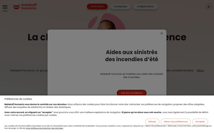 Screenshot of malakoffhumanis.com