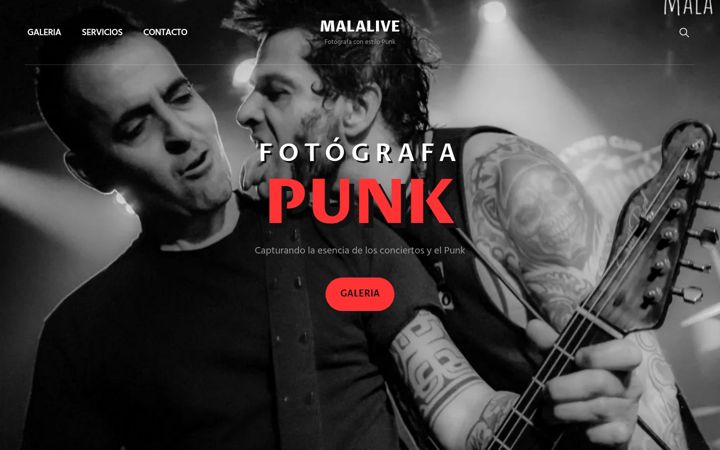 Screenshot of malalive.es