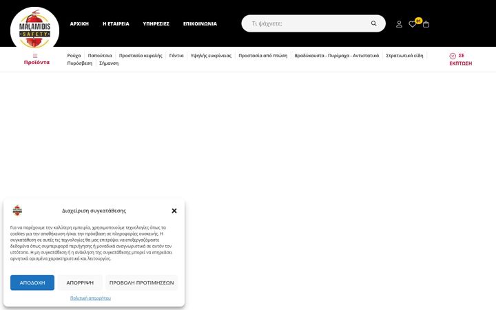 Screenshot of malamidis-safety.gr