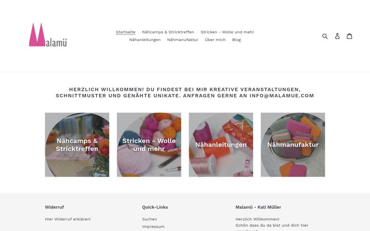Screenshot of malamue.com