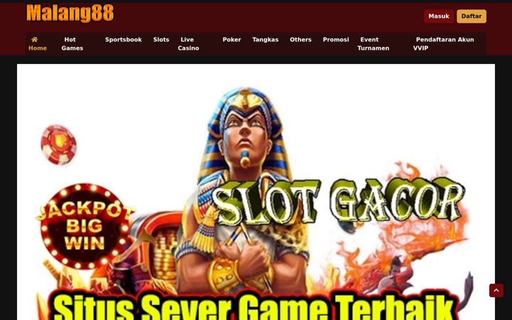 Screenshot of malang88.net