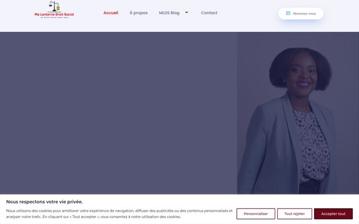Screenshot of malanternedroitsocial.com