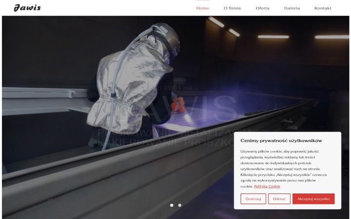 Screenshot of malarniajawis.pl