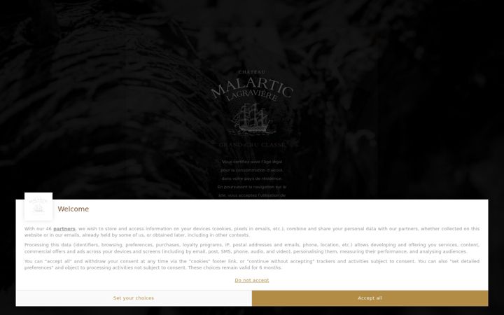 Screenshot of malartic-lagraviere.com