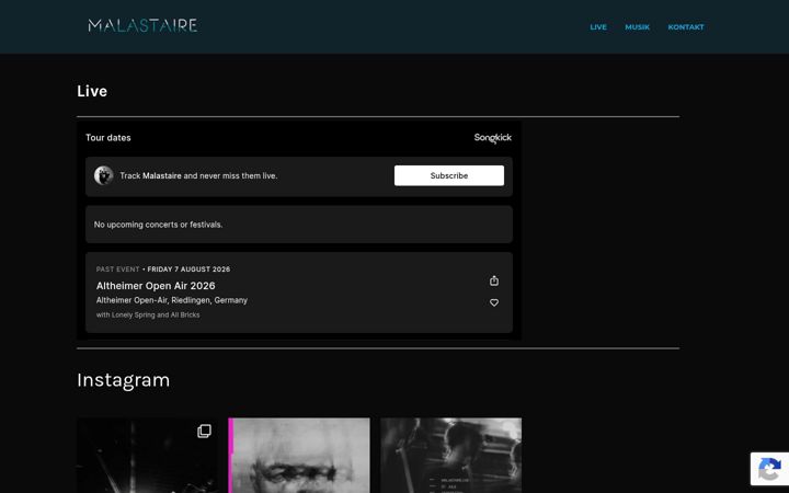 Screenshot of malastaire.de