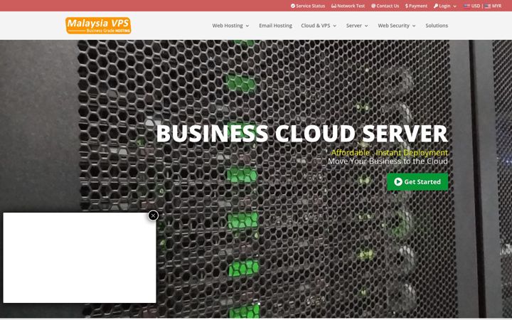 Screenshot of malaysia-vps.com
