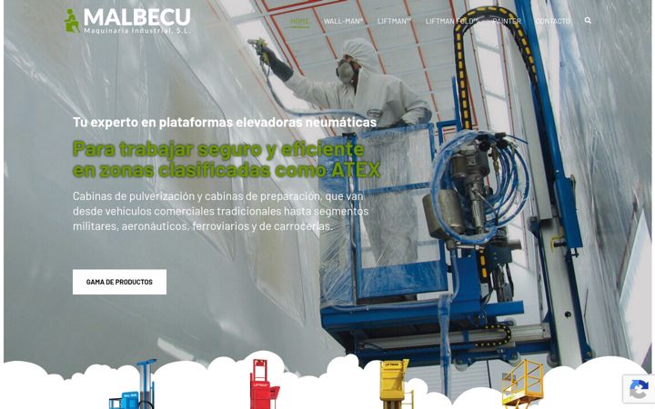 Screenshot of malbecu.es