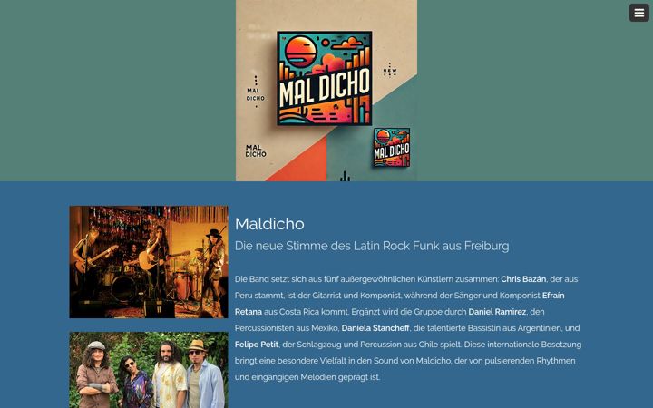 Screenshot of maldicho.de