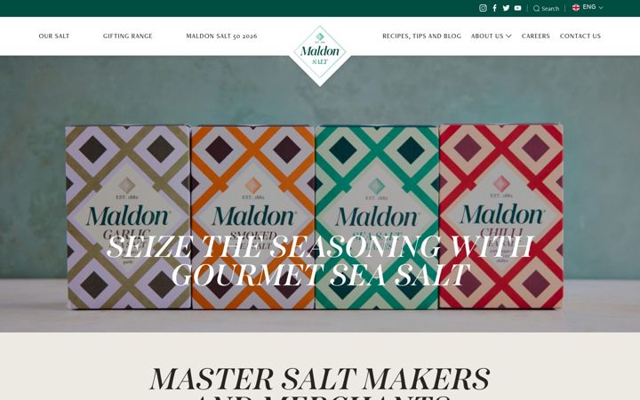 Screenshot of maldonsalt.com