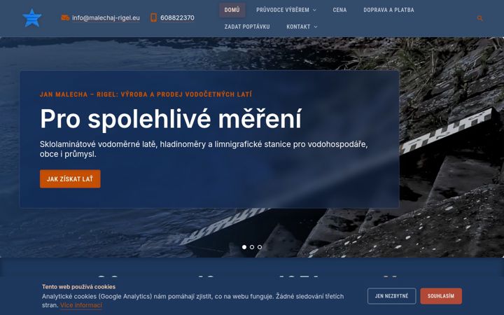 Screenshot of malechaj-rigel.eu