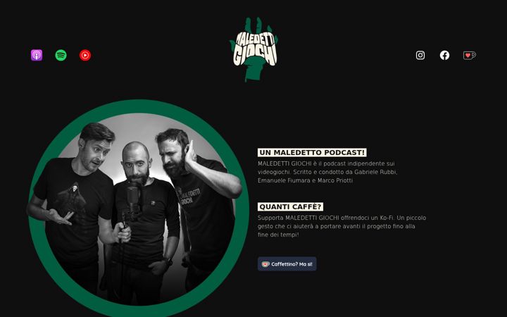 Screenshot of maledettigiochi.it