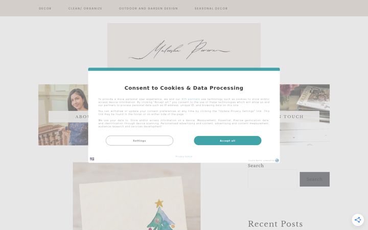 Screenshot of maleeshaperera.com