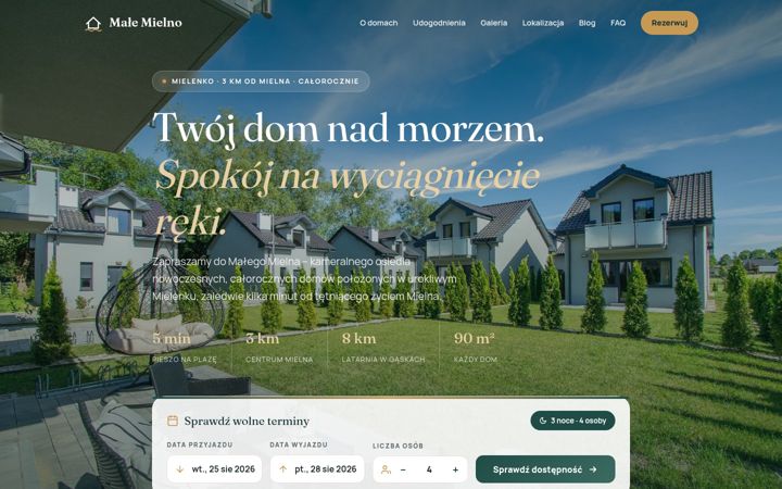 Screenshot of malemielno.pl