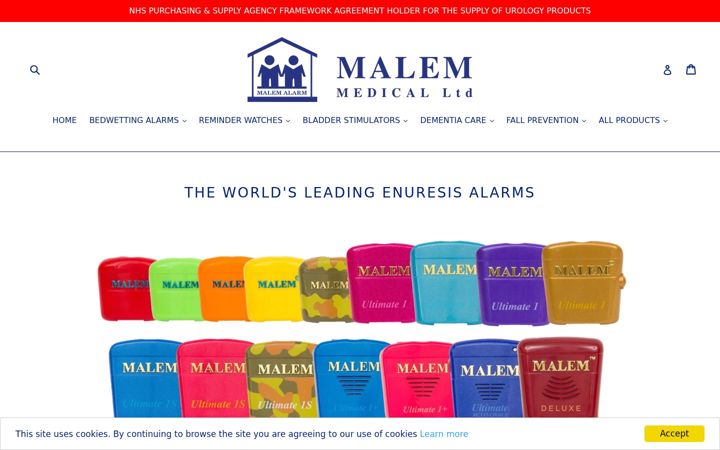 Screenshot of malemmedical.com