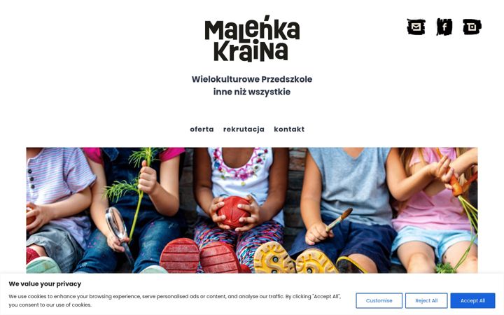 Screenshot of malenkakraina.pl