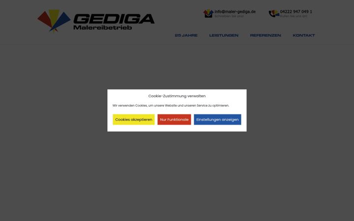 Screenshot of maler-gediga.de