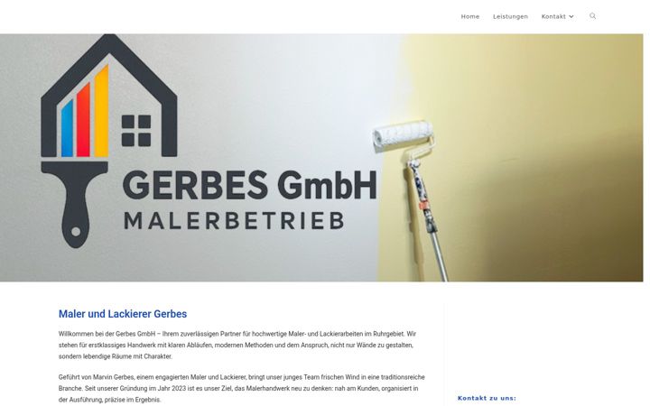 Screenshot of maler-gerbes.de