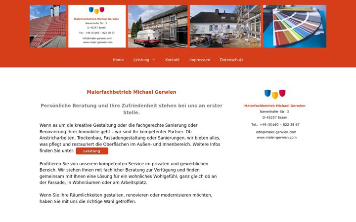 Screenshot of maler-gerwien.de