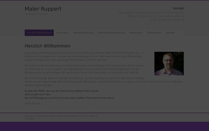 Screenshot of maler-haltern.de