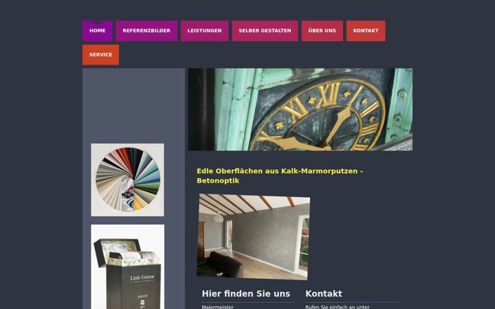 Ekraanipilt saidist maler-hatje.com