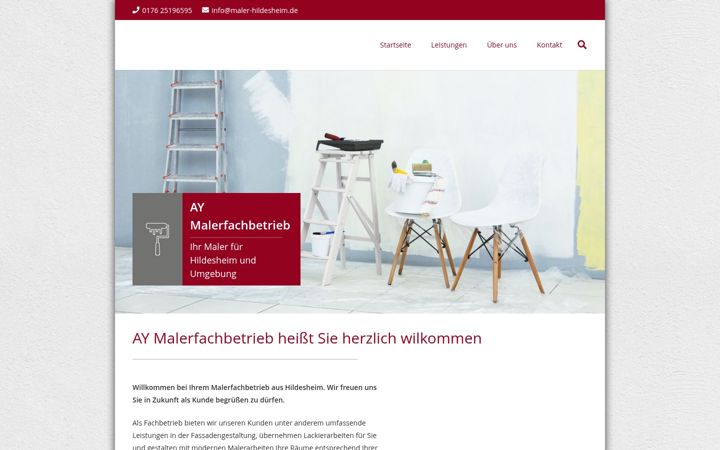 Screenshot of maler-hildesheim.de