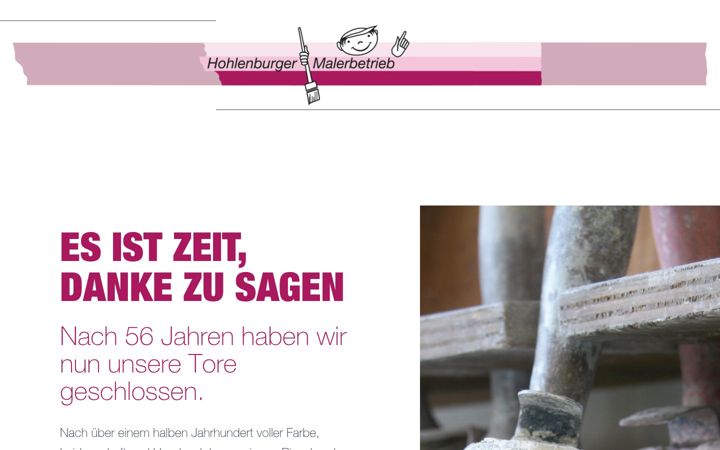 Screenshot of maler-hohlenburger.de