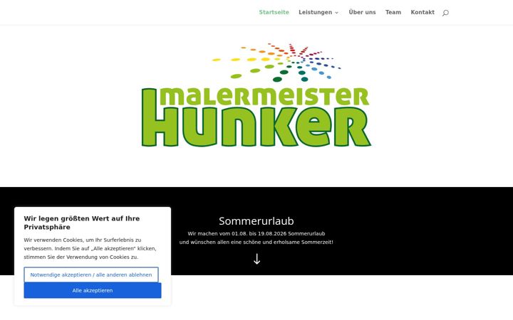 Screenshot of maler-hunker.de