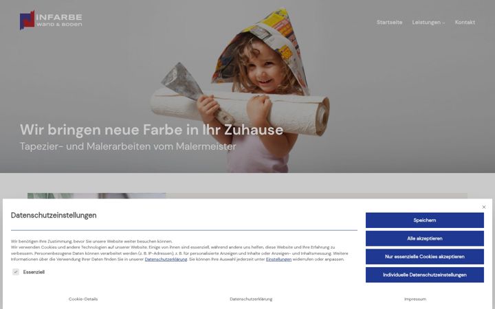 Screenshot of maler-infarbe.de