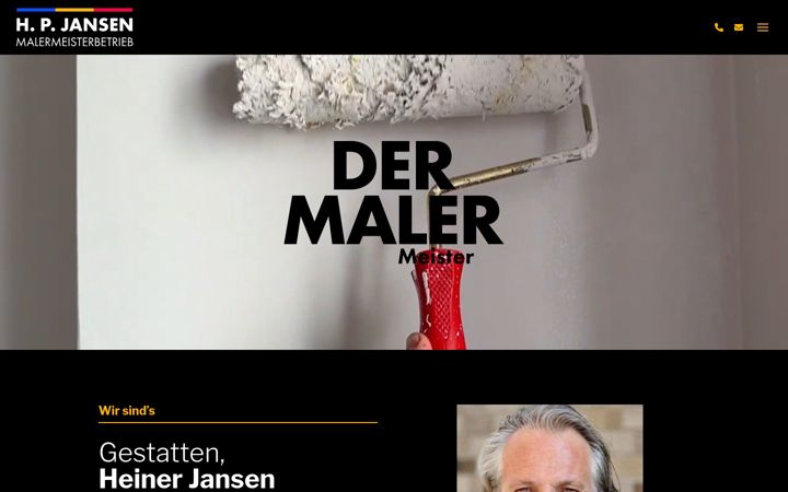 Screenshot of maler-jansen.de