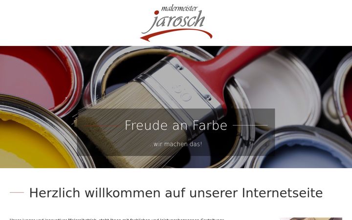 Screenshot of maler-jarosch.de