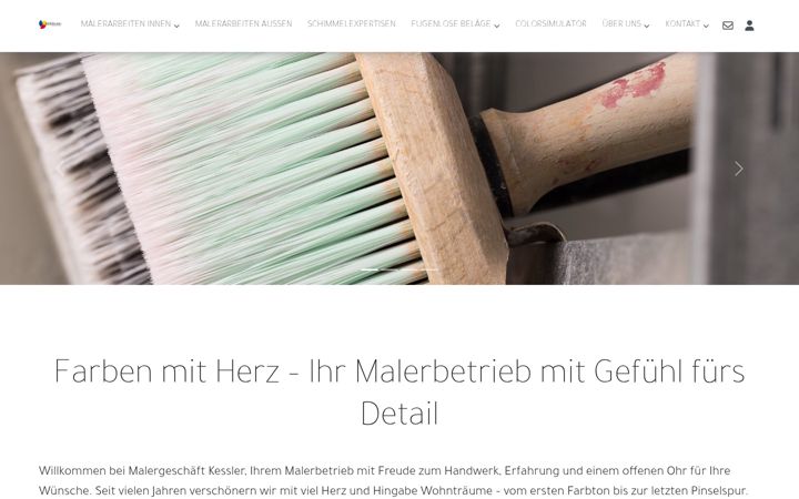 Screenshot of maler-kessler.ch