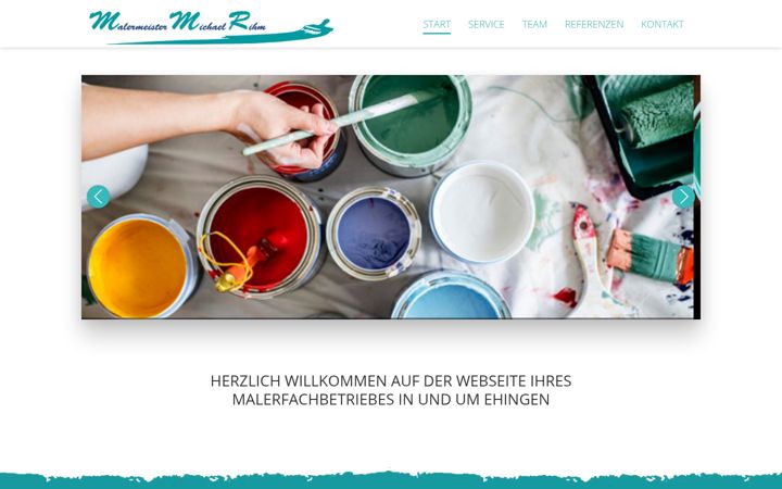 Screenshot of maler-rihm.de