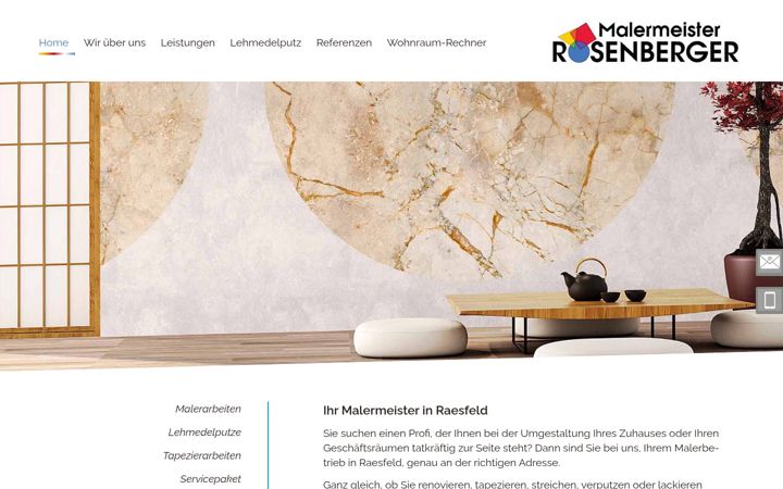 Screenshot of maler-rosenberger.de