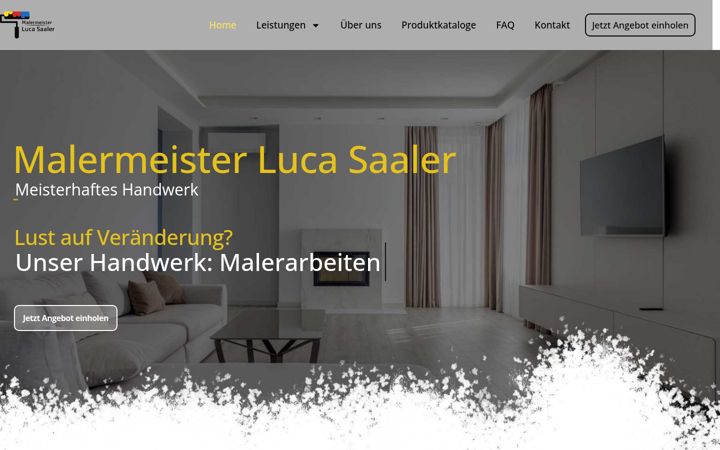 Screenshot of maler-saaler.de
