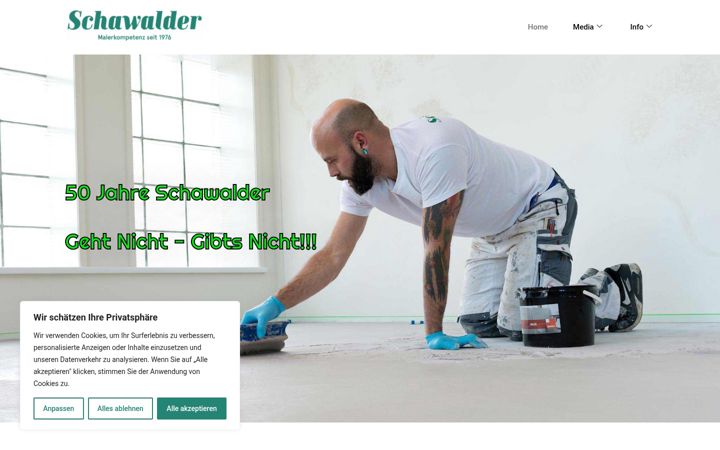 Screenshot of maler-schawi.ch