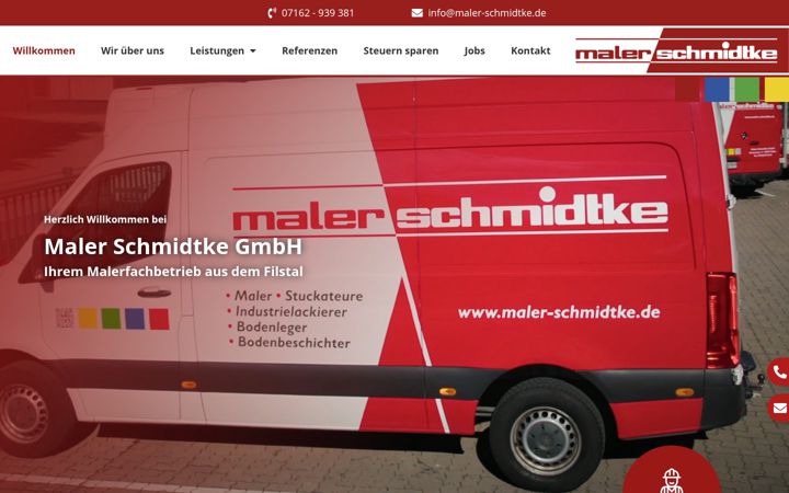 Screenshot of maler-schmidtke.de