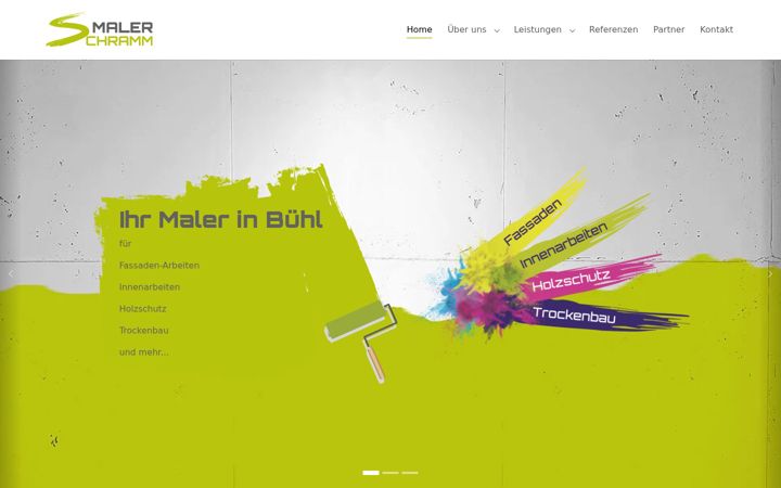 Screenshot of maler-schramm.com