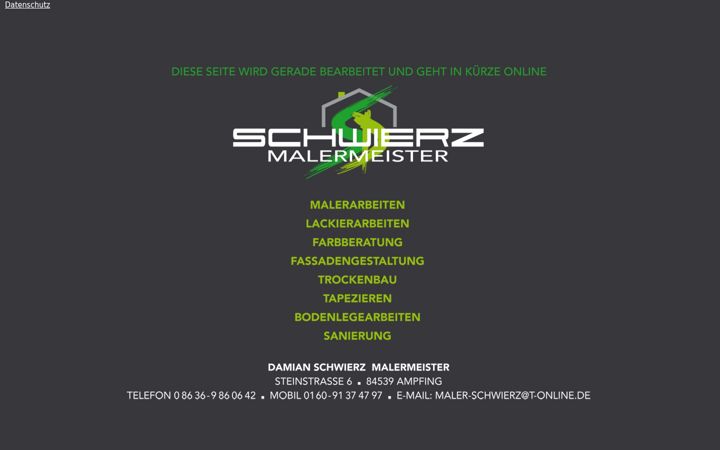 Screenshot of maler-schwierz.de