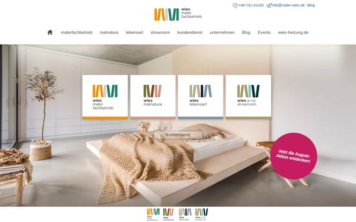 Screenshot of maler-wies.de