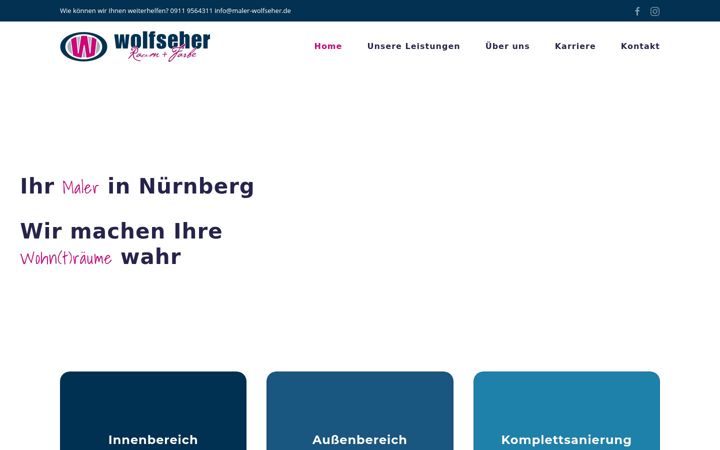 Screenshot of maler-wolfseher.de