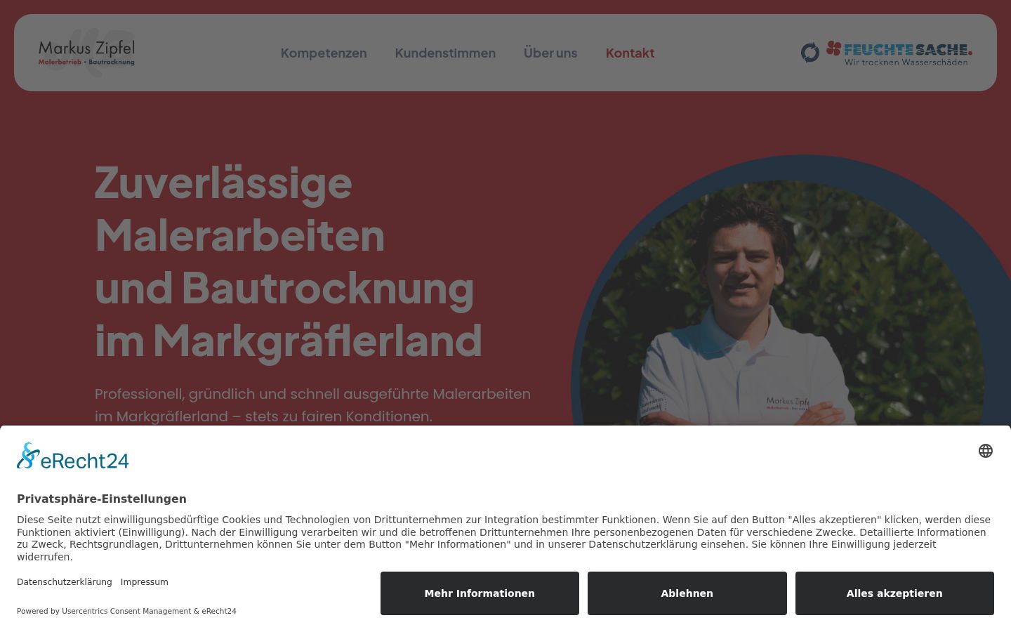 Screenshot tal-banner tal-kunsens muri qabel kwalunkwe interazzjoni