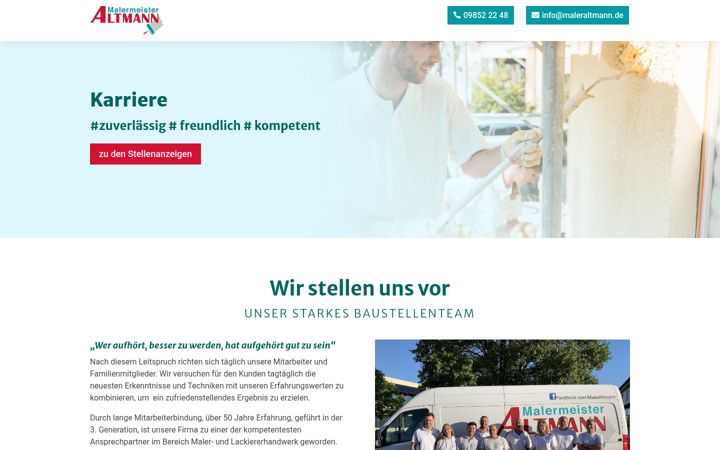 Screenshot of maleraltmann-karriere.de