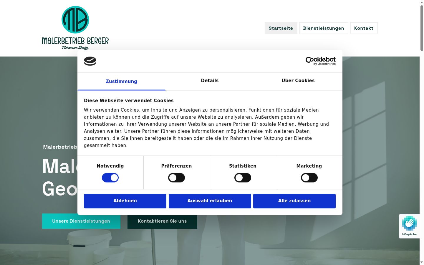Sutikimo reklamjuostės, rodytos prieš bet kokią sąveiką, ekrano kopija