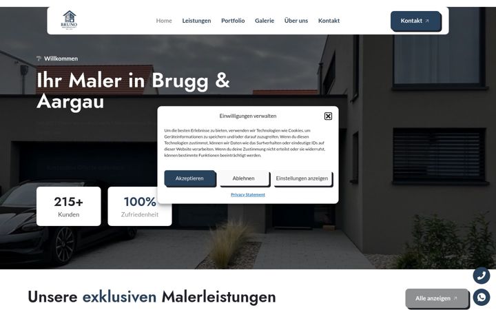 Screenshot of malerbruno.ch