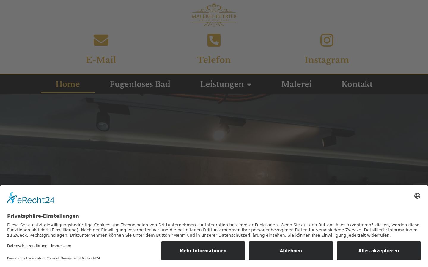 Posnetek zaslona pasice za privolitev, prikazane pred kakršno koli interakcijo