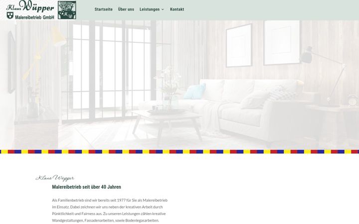 Screenshot of malerei-wuepper.de