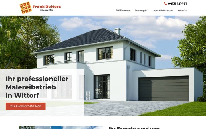 Screenshot of malereibetrieb-deiters.de