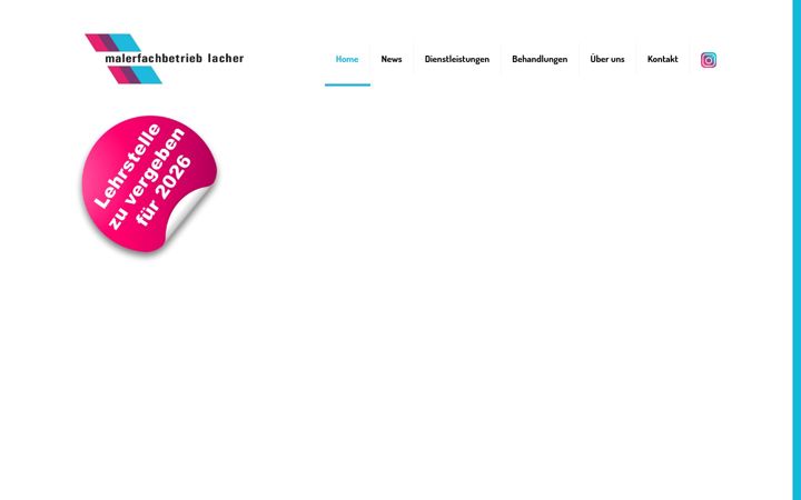 Screenshot of malerfachbetrieb.ch