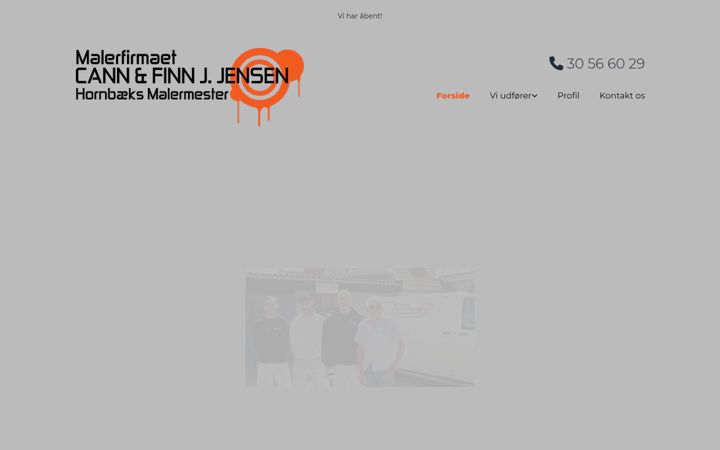 Screenshot of malerfirmaet.nu