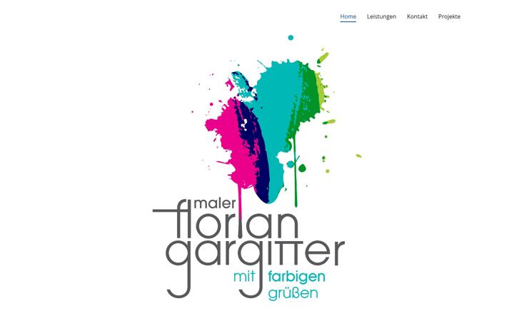 Screenshot of malerfloriangargitter.it